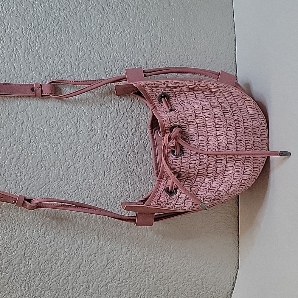 NWOT Free People Cabana Crossbody Bag Pink Color